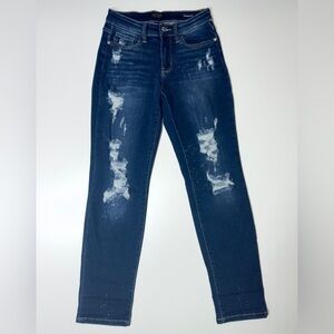 Judy Blue  Women’s Distressed Boyfriend fit Jeans Size- 3/26